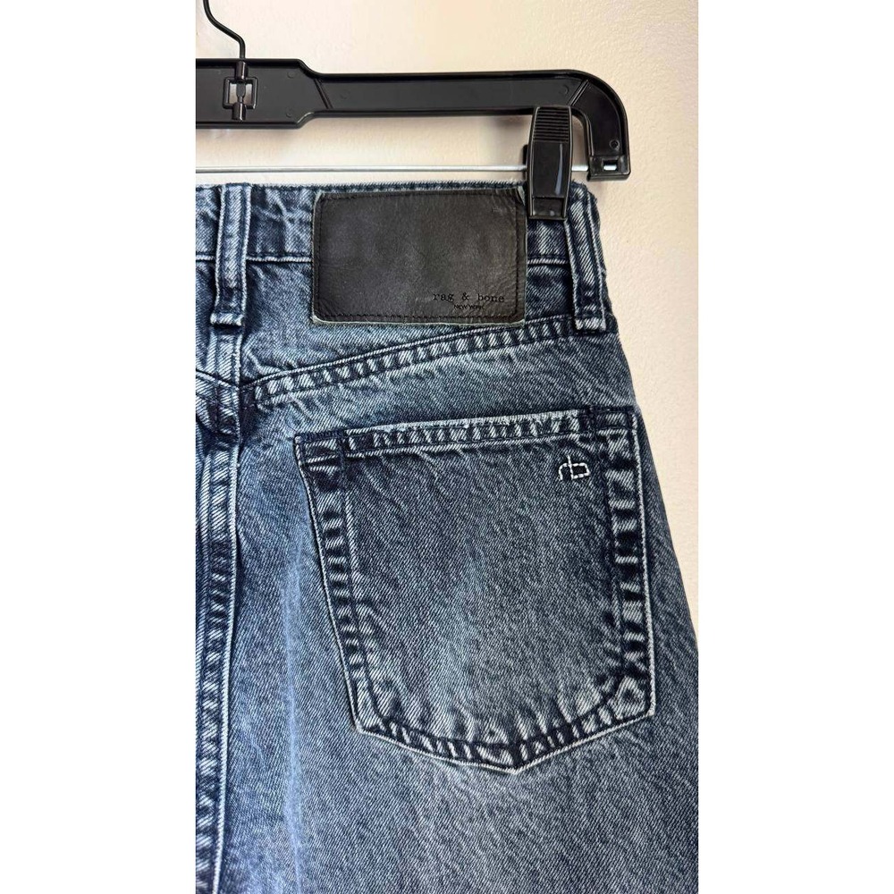 rag and bone Andi High Rise Ankle Wide Leg Jeans M Luxury Denim 24 Cottagecore - Picture 4 of 7